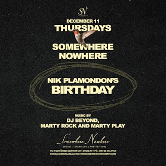 Beyond, Marty Play and Marty Rock (Nik Plamondon's Birthday Party) 1